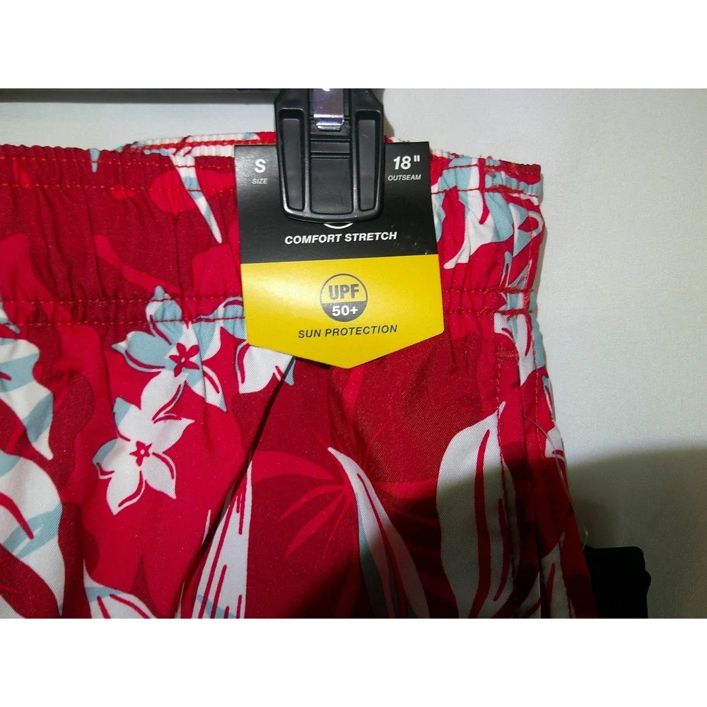 Speedo Swim Trunks Floral Comfort Stretch UPF 50+ Sun Protection Small‎ $35 NWT